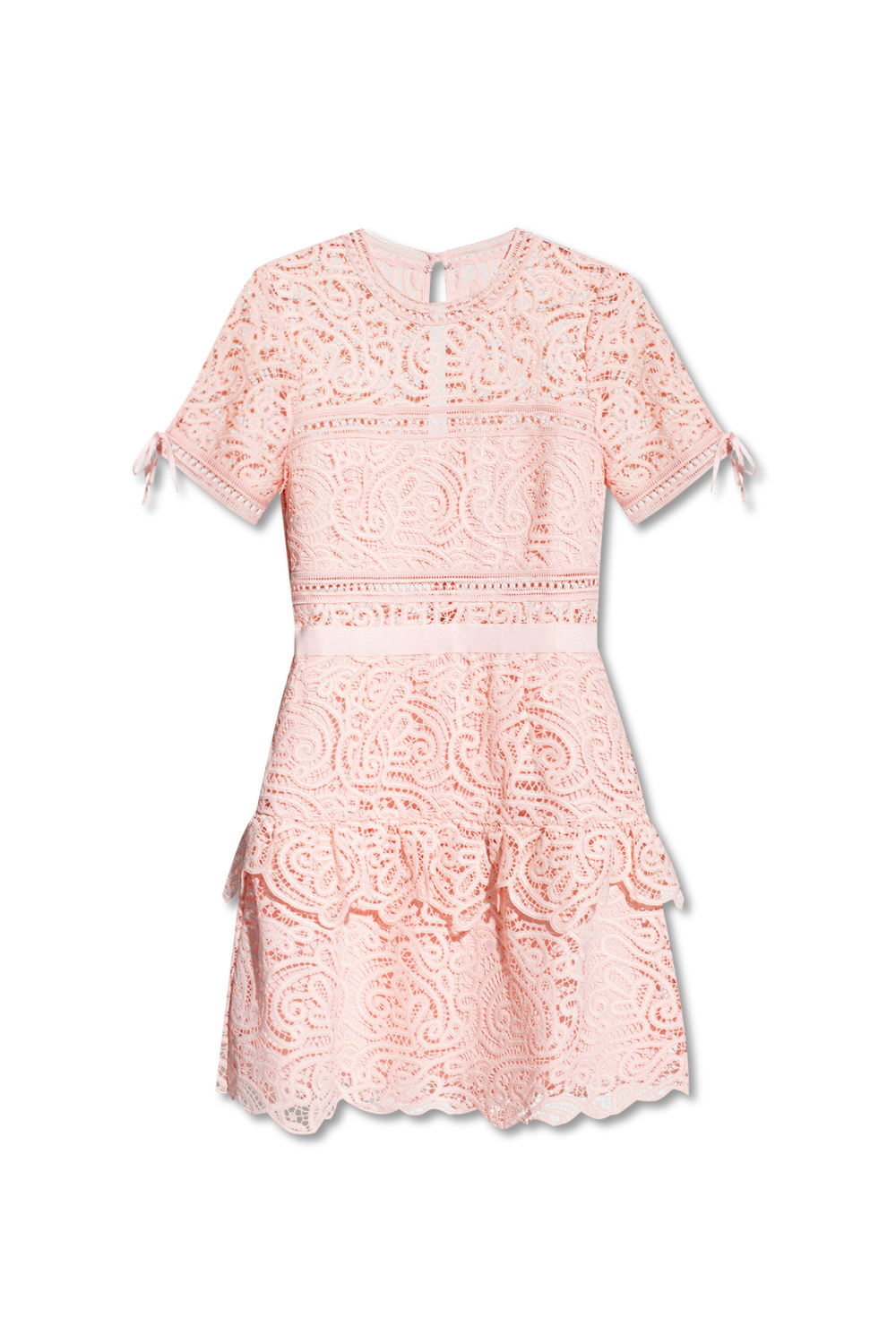 【ROSEFRANTZ】LACE SHIRRING MINI DRESS Lace Shirring Mini Dress [Summer Blue] - 로제프란츠